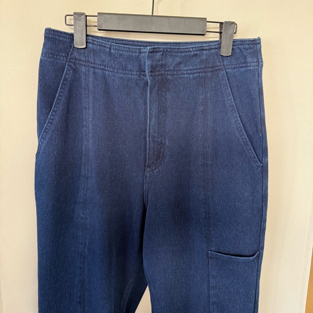 Anthropologie Pilcro Womens 28 Blue Ultra High Rise Relaxed Jogger Jeans‎ - Picture 2 of 9